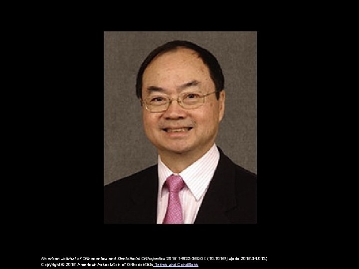 American Journal of Orthodontics and Dentofacial Orthopedics 2015 14822 -36 DOI: (10. 1016/j. ajodo.