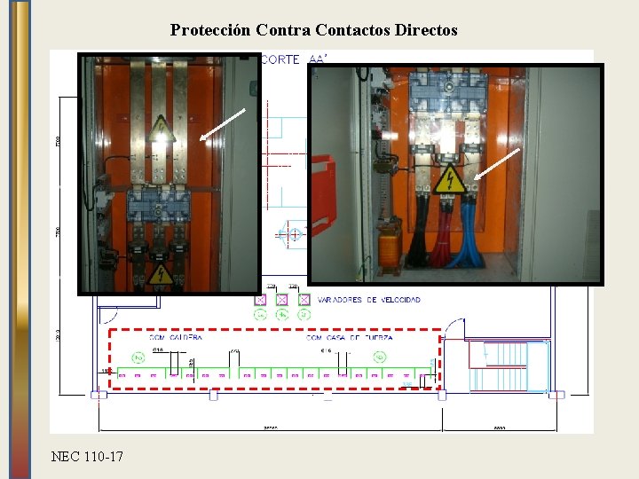 Protección Contra Contactos Directos NEC 110 -17 