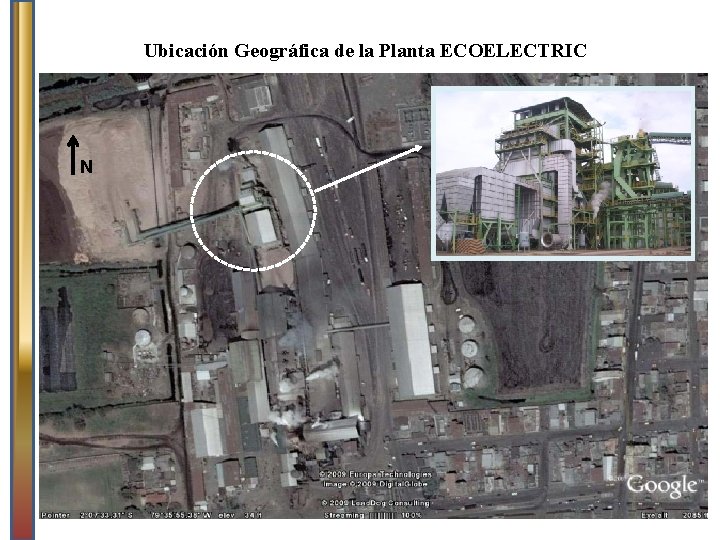 Ubicación Geográfica de la Planta ECOELECTRIC N 