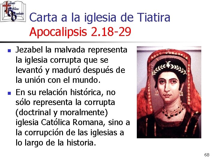 Carta a la iglesia de Tiatira Apocalipsis 2. 18 -29 n n Jezabel la