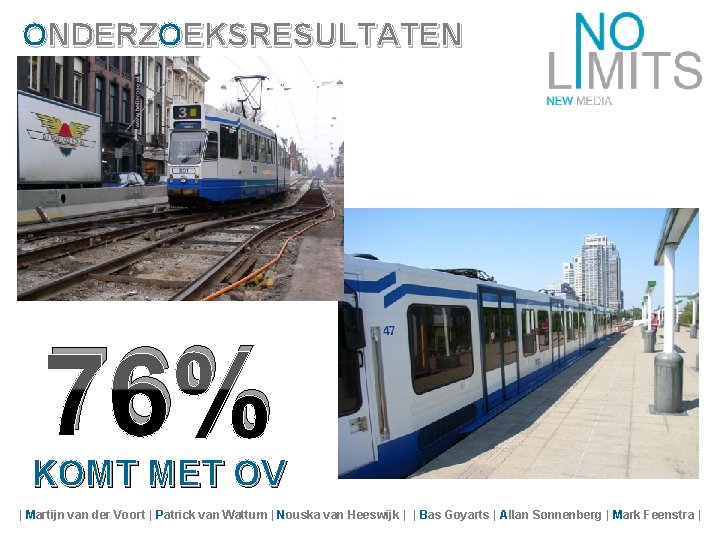 ONDERZOEKSRESULTATEN 76% KOMT MET OV | Martijn van der Voort | Patrick van Wattum