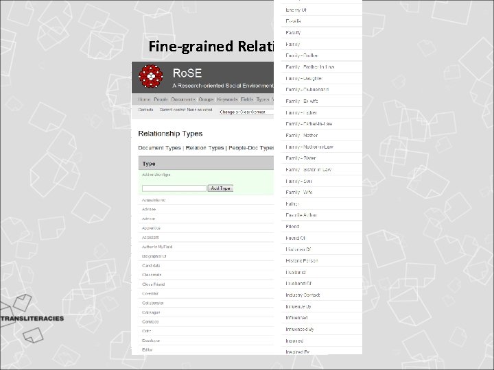 Fine-grained Relationships Fine-grained Relationships