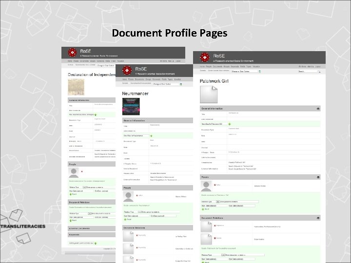 Document Profile Pages Document Profile Pages