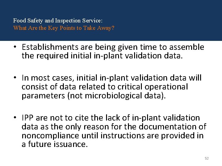 Food Safety and Inspection Service: What Are the Key Points to Take Away? • Food Safety and Inspection Service: What Are the Key Points to Take Away? •