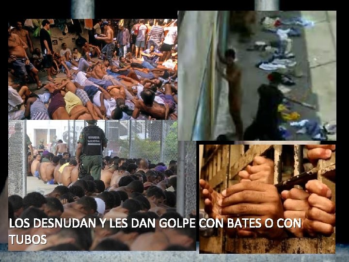 LOS DESNUDAN Y LES DAN GOLPE CON BATES O CON TUBOS LOS DESNUDAN Y LES DAN GOLPE CON BATES O CON TUBOS