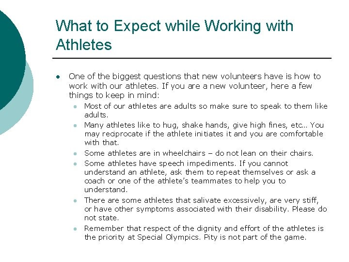 What to Expect while Working with Athletes l One of the biggest questions that What to Expect while Working with Athletes l One of the biggest questions that