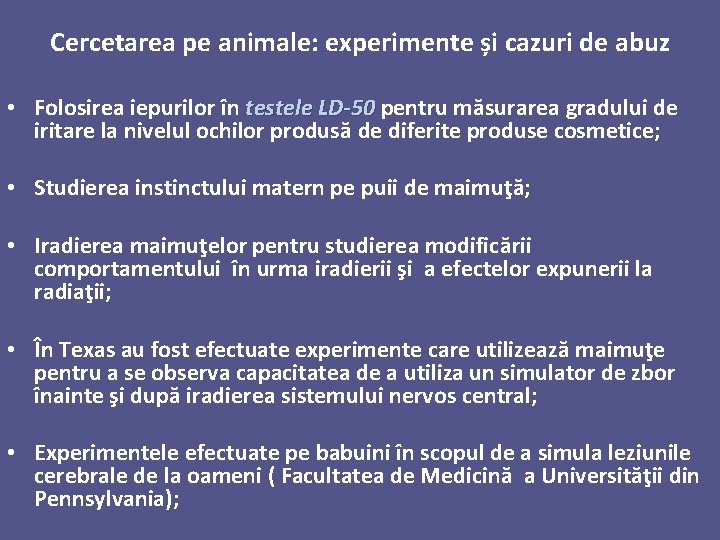 Cercetarea pe animale: experimente și cazuri de abuz • Folosirea iepurilor în testele LD-50