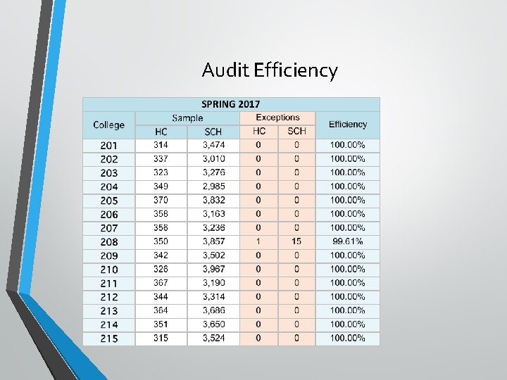 Audit Efficiency 