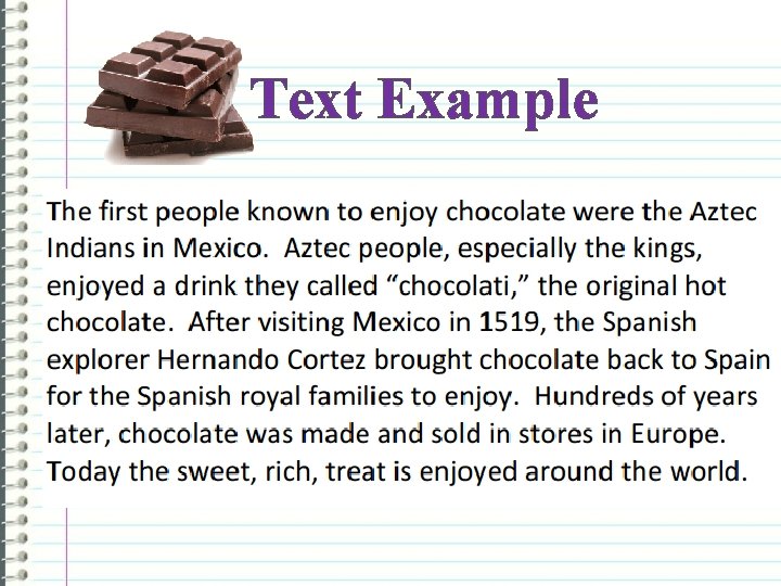 Text Example 