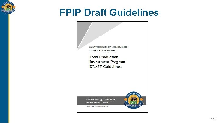 FPIP Draft Guidelines 15 FPIP Draft Guidelines 15