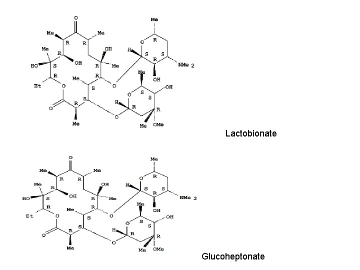 Lactobionate Glucoheptonate 