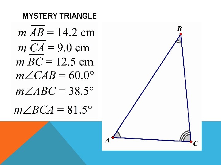 MYSTERY TRIANGLE 