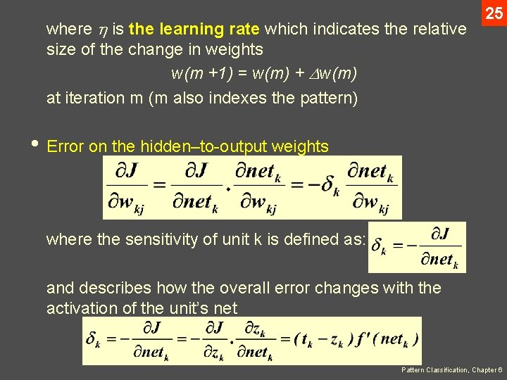 where is the learning rate which indicates the relative size of the change in