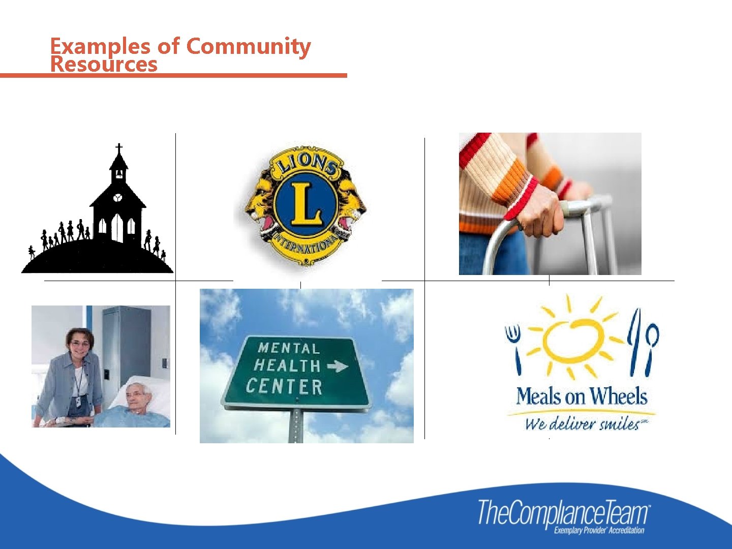 Examples of Community Resources 