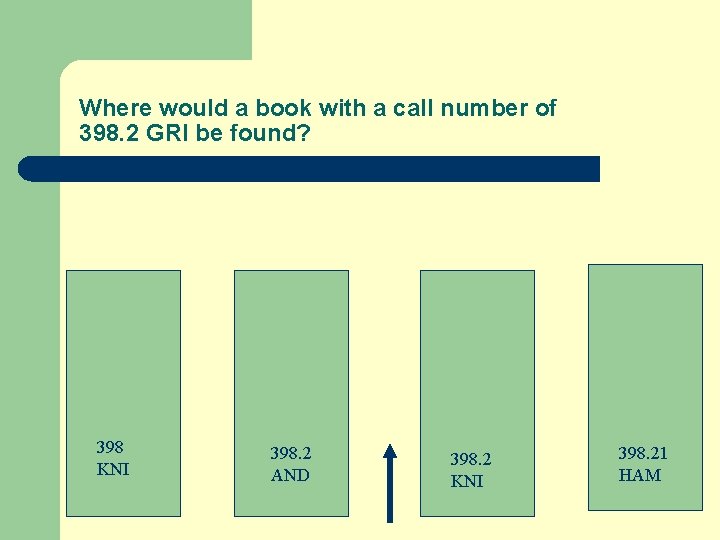 Where would a book with a call number of 398. 2 GRI be found?