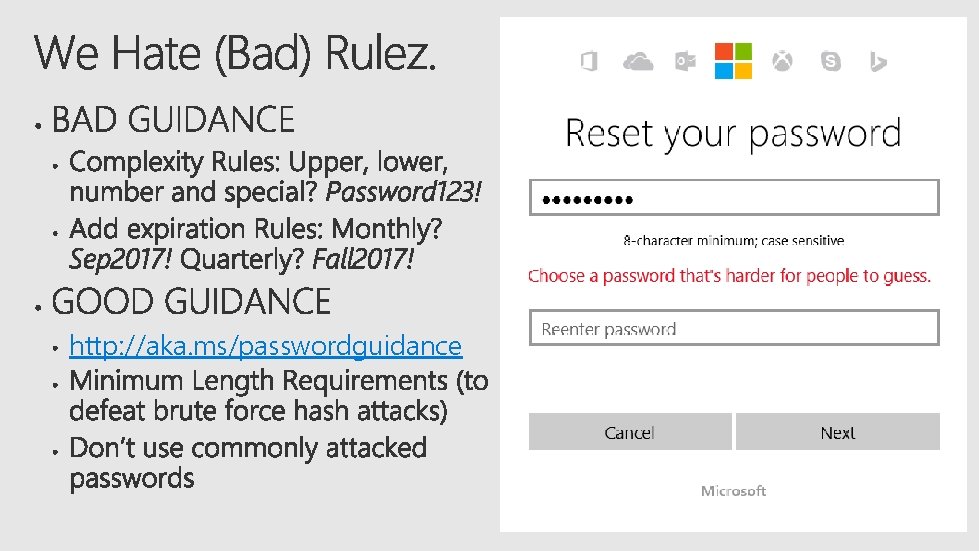 http: //aka. ms/passwordguidance 