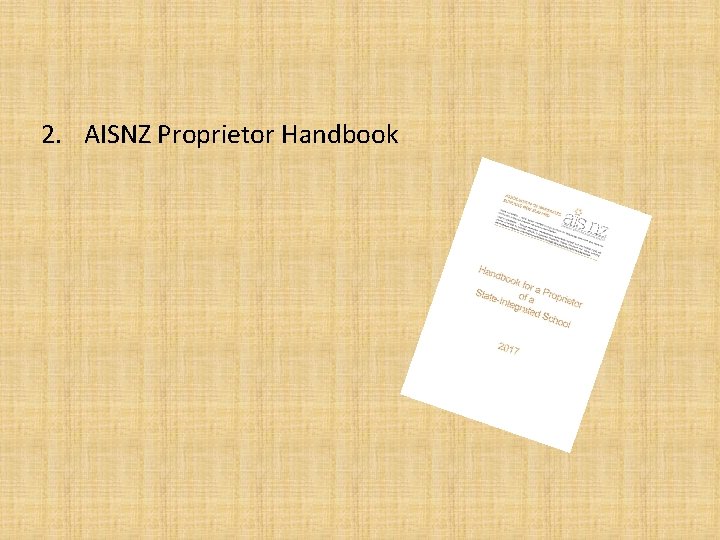 2. AISNZ Proprietor Handbook 