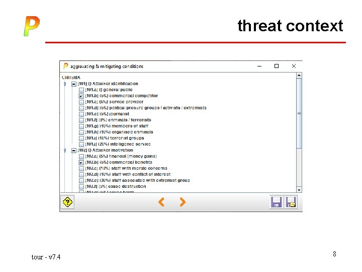 threat context tour - v 7. 4 8 