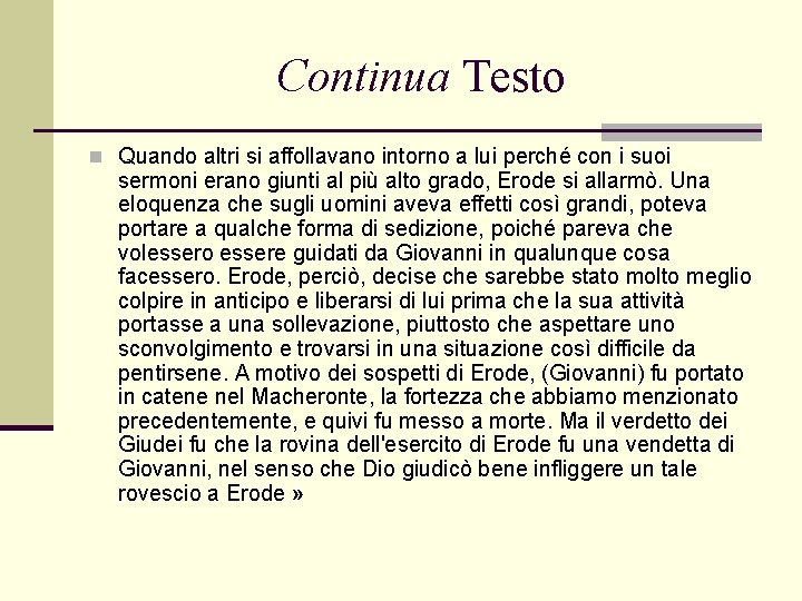 Continua Testo n Quando altri si affollavano intorno a lui perché con i suoi Continua Testo n Quando altri si affollavano intorno a lui perché con i suoi