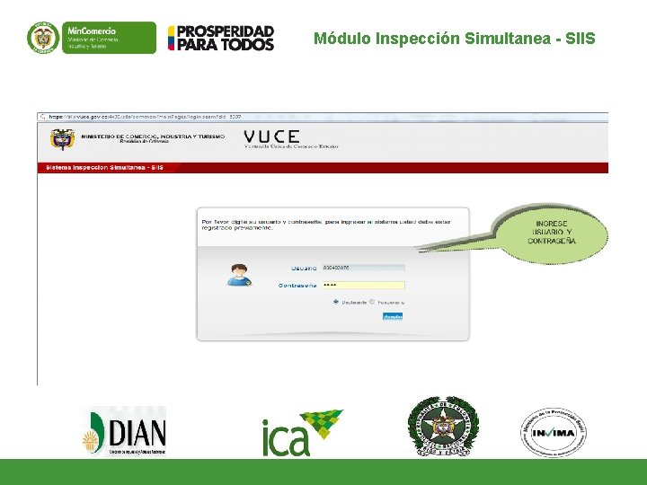 Módulo Inspección Simultanea - SIIS Módulo Inspección Simultanea - SIIS