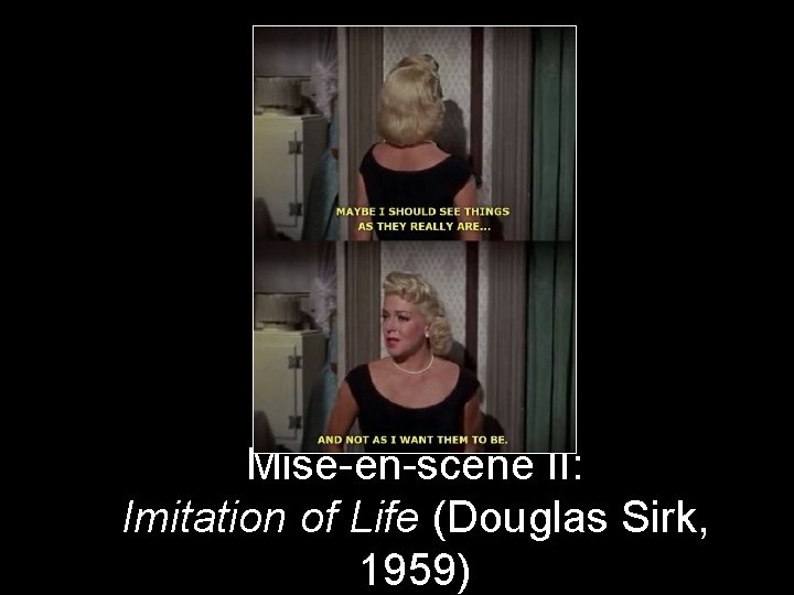 Mise-en-scene II: Imitation of Life (Douglas Sirk, 1959) 