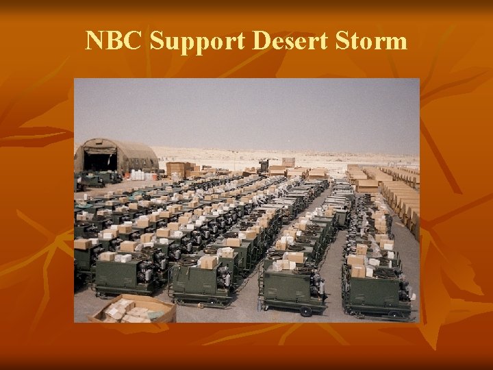 NBC Support Desert Storm 