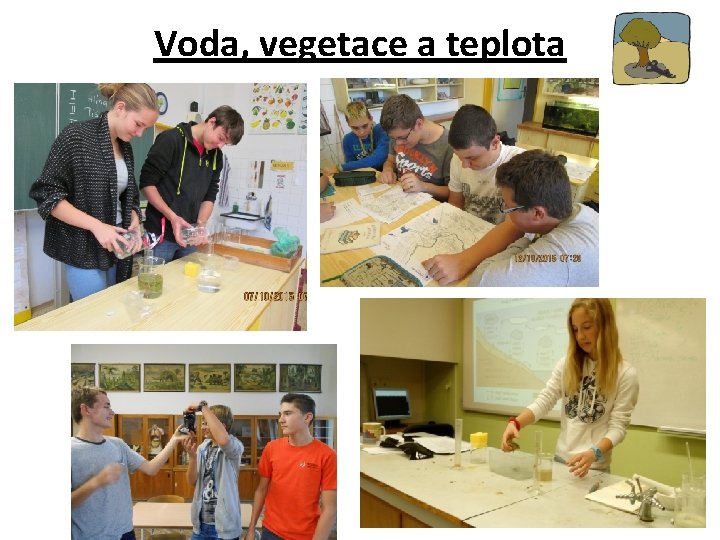 Voda, vegetace a teplota 