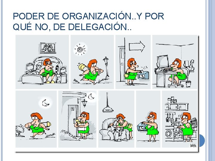PODER DE ORGANIZACIÓN. . Y POR QUÉ NO, DE DELEGACIÓN. . PODER DE ORGANIZACIÓN. . Y POR QUÉ NO, DE DELEGACIÓN. .