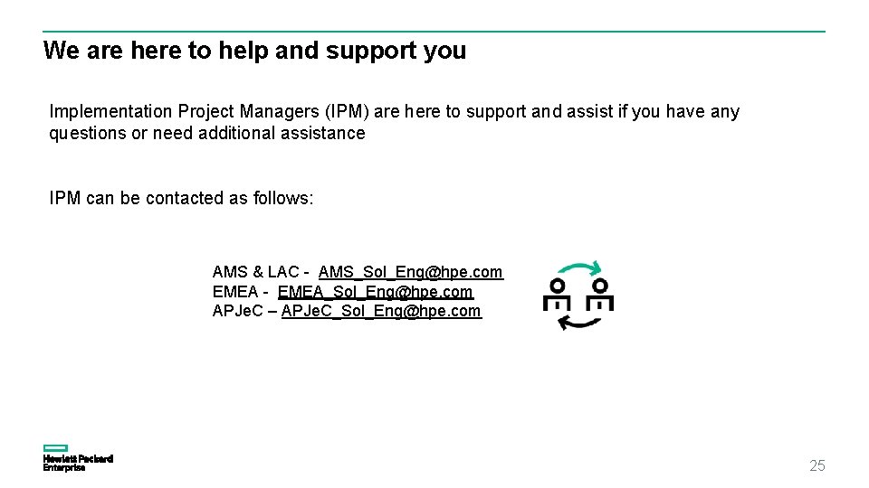 We are here to help and support you Implementation Project Managers (IPM) are here We are here to help and support you Implementation Project Managers (IPM) are here