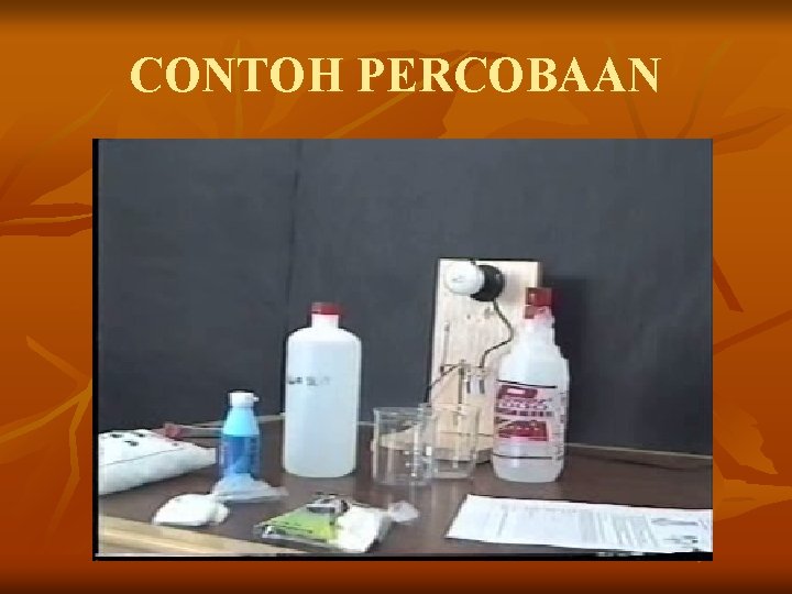 CONTOH PERCOBAAN 