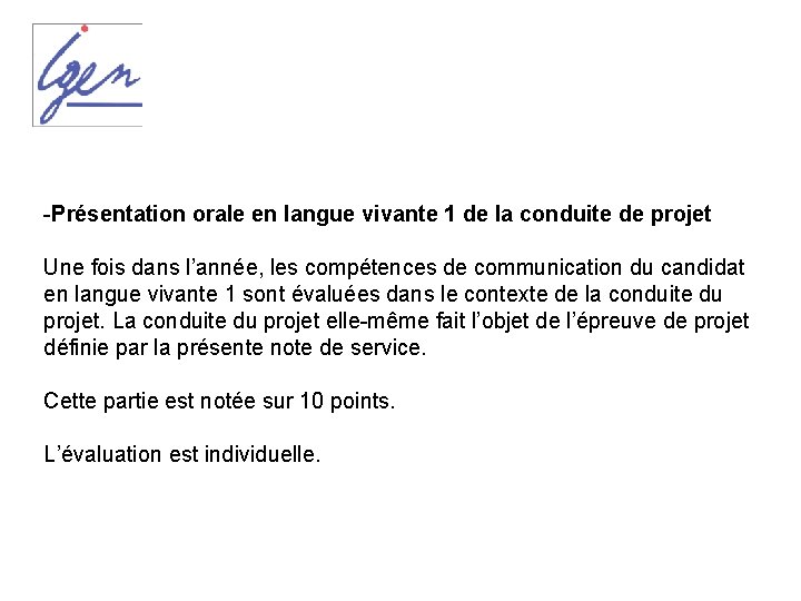 -Présentation orale en langue vivante 1 de la conduite de projet Une fois dans