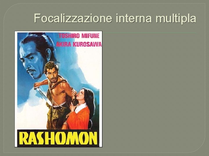 Focalizzazione interna multipla 