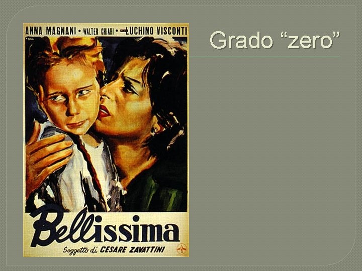 Grado “zero” 