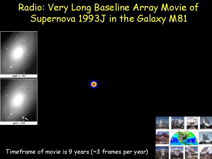 Radio: Very Long Baseline Array Movie of Supernova 1993 J in the Galaxy M