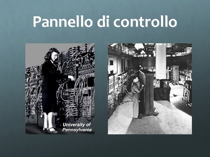 Pannello di controllo 