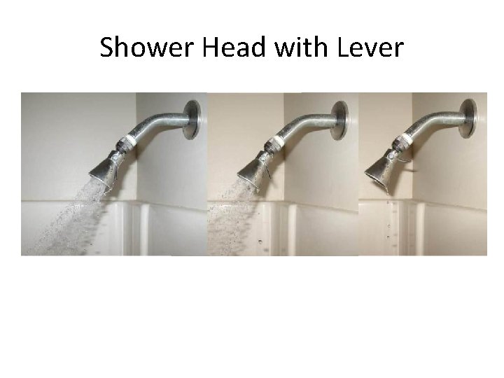 Shower Head with Lever 