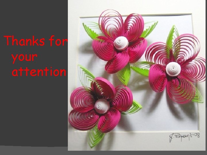 Thanks for your attention 