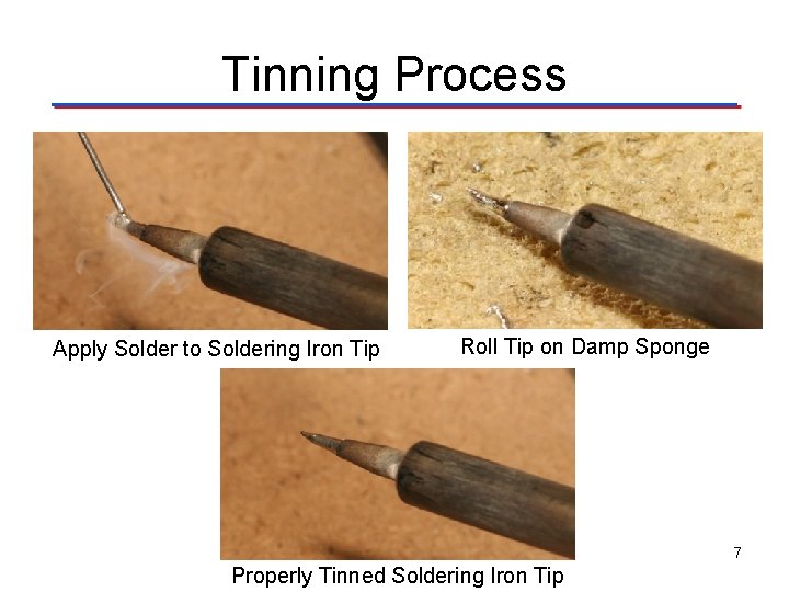 Tinning Process Apply Solder to Soldering Iron Tip Roll Tip on Damp Sponge 7