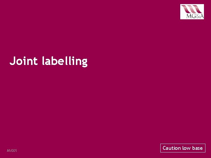 Joint labelling MV 005· January 2018 · VMD Pharmaceutical Industry Customer Satisfaction Survey Caution