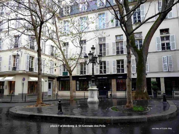 place Furstenberg à St Germain des Prés courtesy of Sylvie blog 