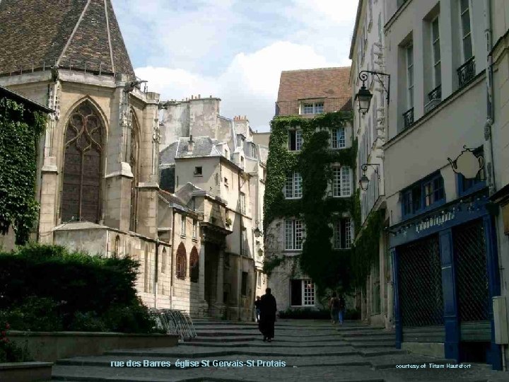 rue des Barres église St Gervais-St Protais courtesy of Titam Hautefort 