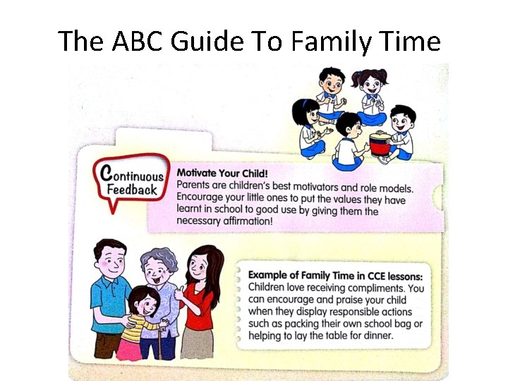 The ABC Guide To Family Time 