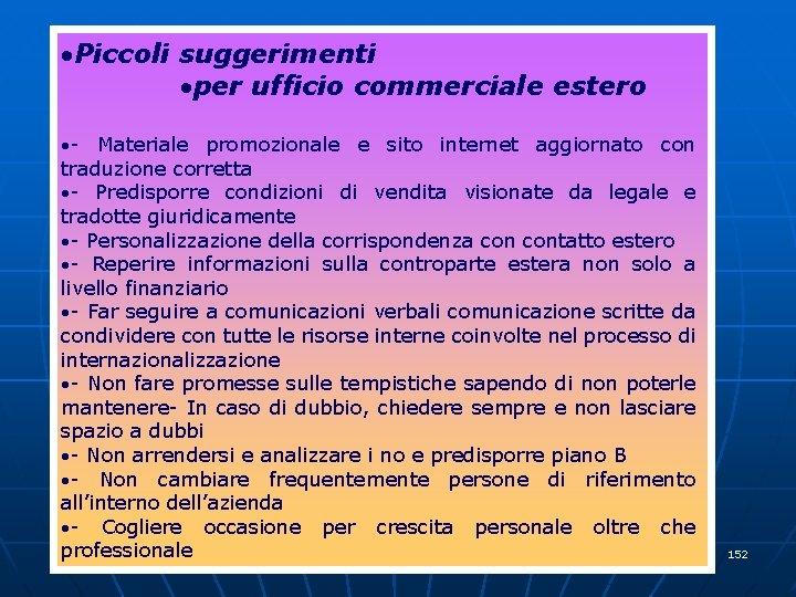  Piccoli suggerimenti per ufficio commerciale estero - Materiale promozionale e sito internet aggiornato