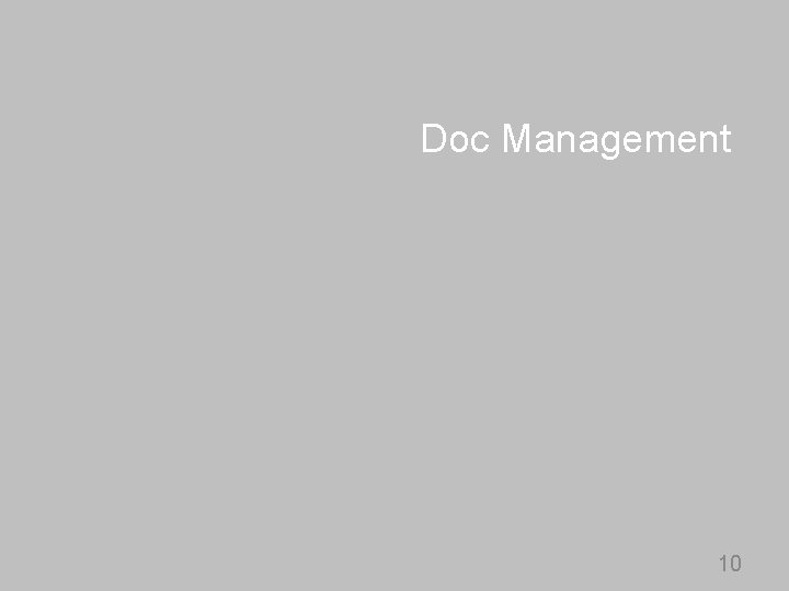 Doc Management 10 
