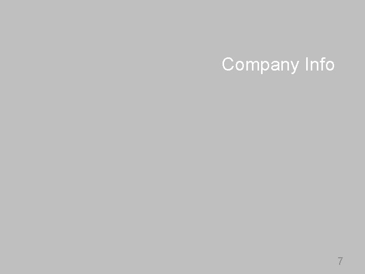 Company Info 7 