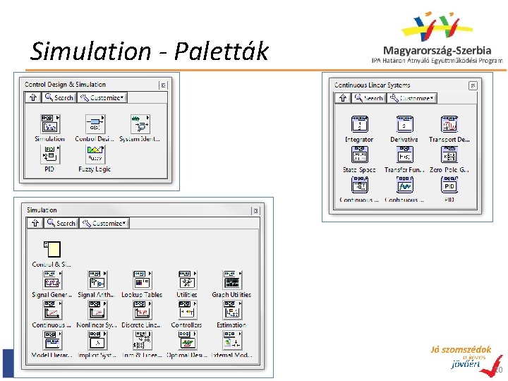 Simulation - Paletták 10 