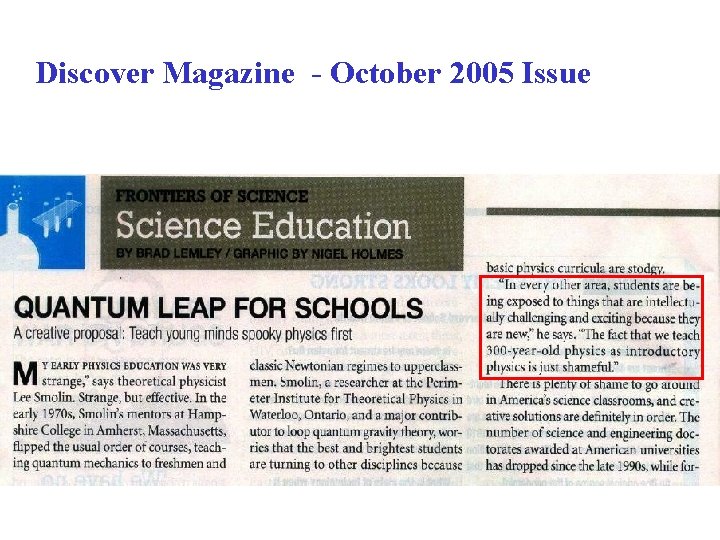 Discover Magazine - October 2005 Issue 