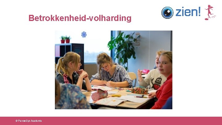 Betrokkenheid-volharding © Parnas. Sys Academie 