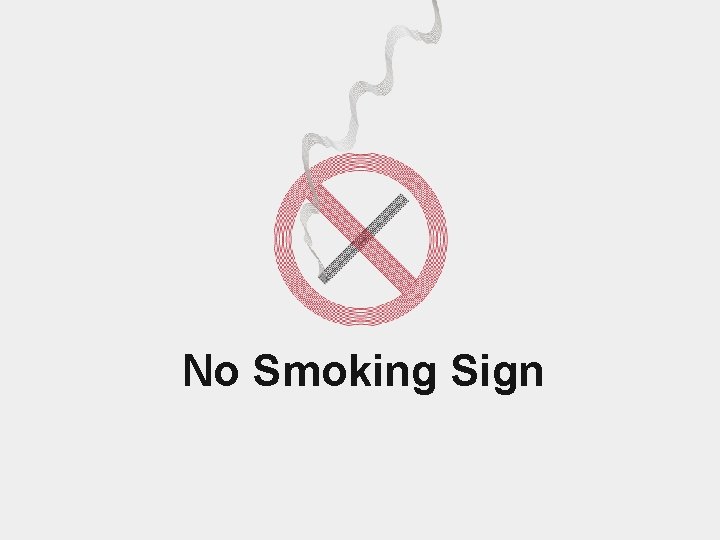 No Smoking Sign 