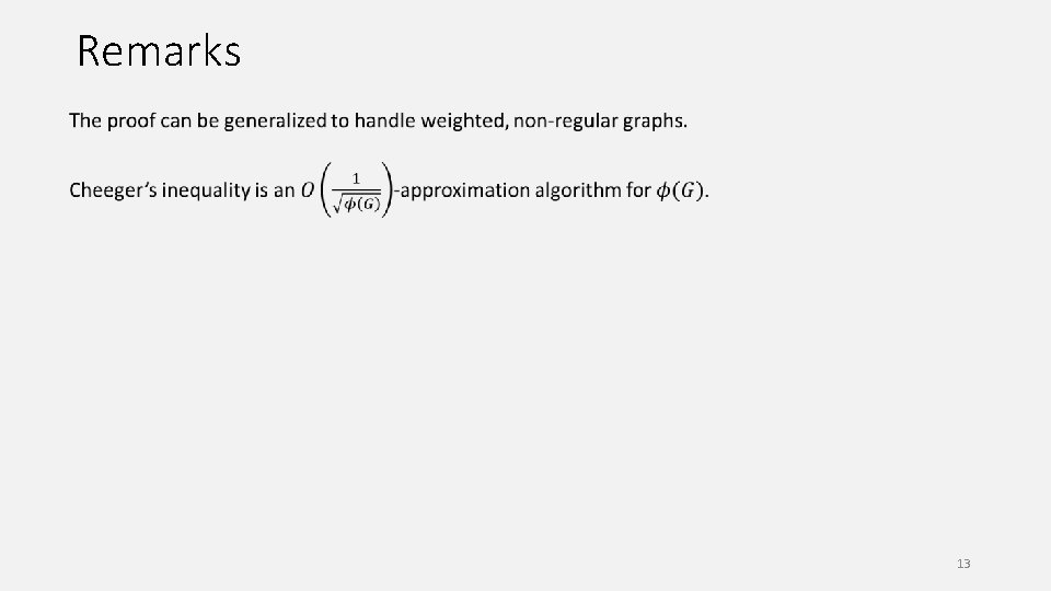 Remarks 13 